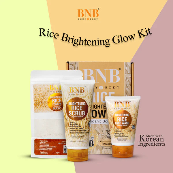 Rice Extract Facial Kit For Bright & Glowing Skin